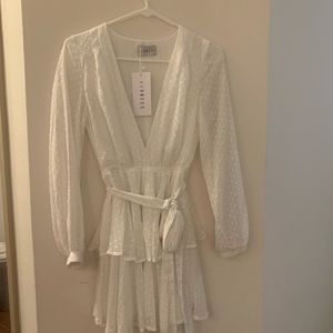 Princess Polly legendary lover white ruffle dress